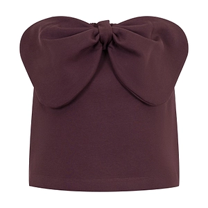 Bow Detailed Straight Hem Skirt