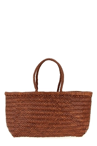 Dragon Diffusion Bamboo Triple Jump Large Woven Shoulder Bag