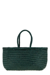 Dragon Diffusion Bamboo Triple Jump Large Woven Shoulder Bag