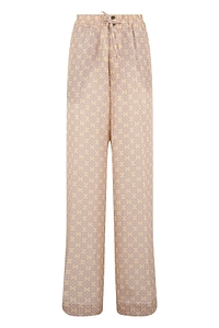 Dries Van Noten Printed Wide-Leg Pants