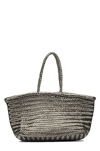 Dragon Diffusion Bamboo Triple Jump Large Woven Shoulder Bag