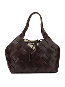 Castello Woven Top Handle Tote Bag