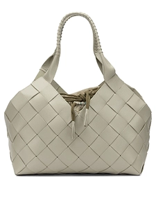 Castello Woven Top Handle Tote Bag