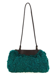 Dries Van Noten Roses Decorated Clutch Bag