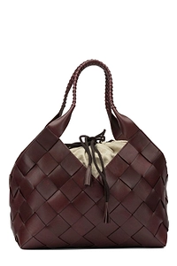 Castello Woven Top Handle Tote Bag