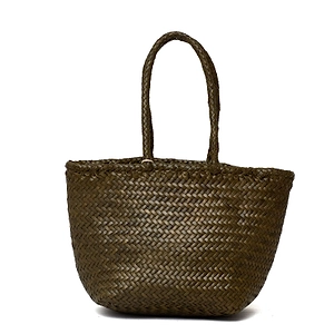 Grace Small Woven Tote Bag