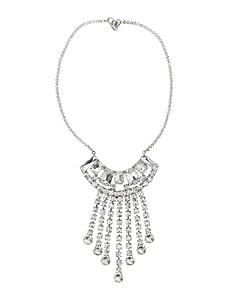Dries Van Noten Strass Fringed Necklace