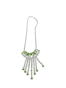 Dries Van Noten Strass Fringed Necklace