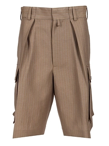 Dries Van Noten Striped Cargo Shorts