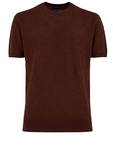 Drumohr Fine Knit Short Sleeve Knitted Top
