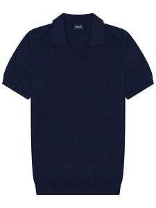 Drumohr Fine Knit Polo Shirt