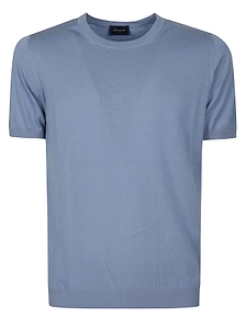 Drumohr Fine-Knit Crew-Neck T-Shirt