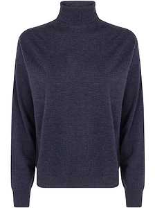 Drumohr Funnel Neck Knitted Sweater