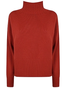 Drumohr Oversized Turtleneck Knitted Sweater