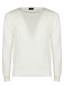 Drumohr Ribbed Trim Crew Neck Sweater