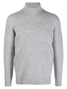 Drumohr Ribbed Turtleneck Knitted Sweater