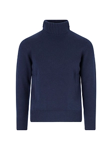 Drumohr Ribbed Turtleneck Knitted Sweater
