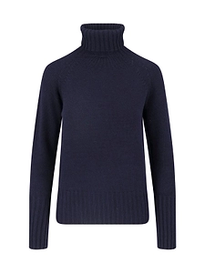 Drumohr Ribbed Turtleneck Knitted Sweater