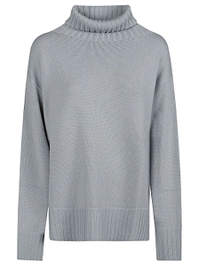 Drumohr Ribbed Turtleneck Knitted Sweater