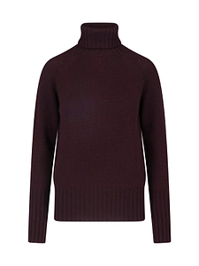 Drumohr Ribbed Turtleneck Knitted Sweater