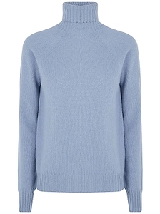 Drumohr Ribbed Turtleneck Knitted Sweater