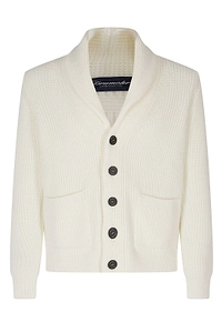 Drumohr Shawl Collar Knit Cardigan