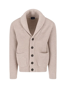 Drumohr Shawl Collar Knit Cardigan