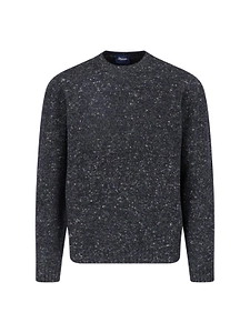 Drumohr Speckled Crew-Neck Knitted Sweater