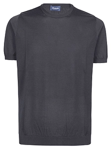 Drumohr Short-Sleeved Crewneck Knitted Jumper