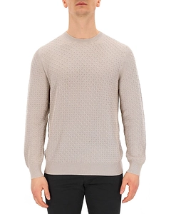 Drumohr Textured Crew Neck Knitted Sweater