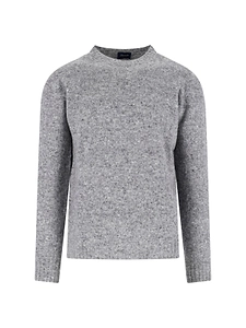 Drumohr Speckled Crew Neck Knitted Sweater