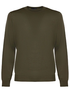 Drumohr Textured Crew Neck Knitted Sweater