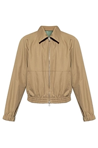 Dries Van Noten Zip-Up Striped Reversible Jacket