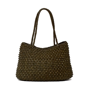S Croce Cactus Weave Shoulder Bag