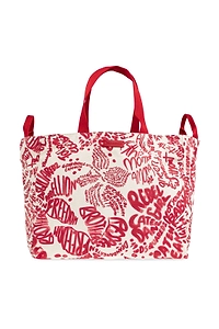 Dsquared2 Allover Logo Print Tote Bag