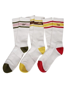 DrÔLe De Monsieur Funny Striped Socks