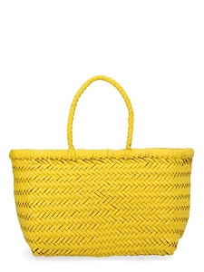 Woven Basket Tote Bag