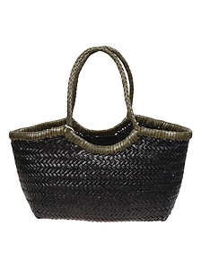 Dragon Diffusion Woven Basket Tote Bag