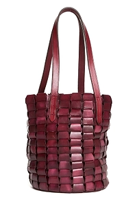 Dragon Diffusion Woven Bucket Bag