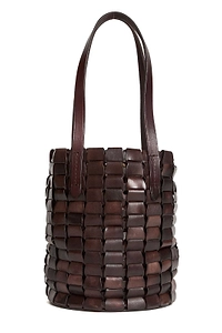 Dragon Diffusion Woven Bucket Bag