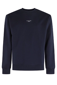 DrÔLe De Monsieur Slogan Printed Crewneck Sweatshirt