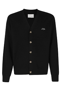 DrÔLe De Monsieur Logo Buttoned Cardigan