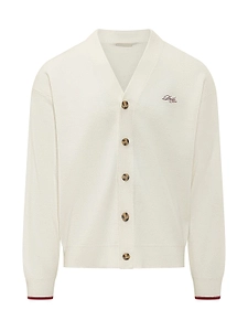 DrÔLe De Monsieur Logo Buttoned Cardigan