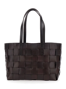 Dragon Diffusion Woven Leather Tote Bag
