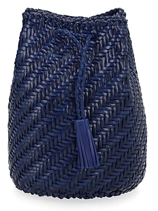 Dragon Diffusion Woven Drawstring Clutch Bag