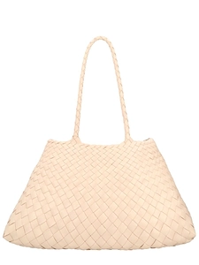 Woven Leather Shoulder Bag