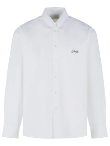 Logo Embroidered Boxy Shirt