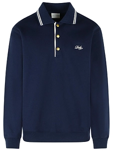 DrÔLe De Monsieur Logo Embroidered Knitted Jumper