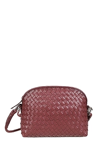 Dragon Diffusion Woven Zip-Up Shoulder Bag