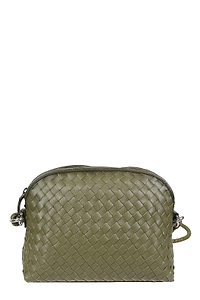 Dragon Diffusion Woven Zip-Up Shoulder Bag